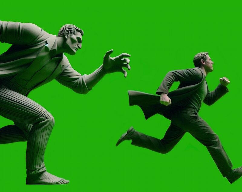 Convincere un cliente a comprare, equivale e rincorrerlo. Rincorrere un cliente per farlo acquistare è sempre un male. Inseguire i clienti che scappano.